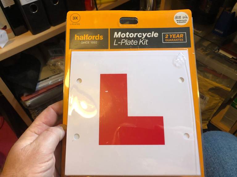 Motorcycle “L” Plates Kit