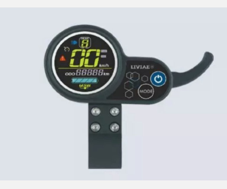 Brand New LIVIAE Throttle with Display for Electric Bike Thumb Throttle 2 in 1 Speedometer