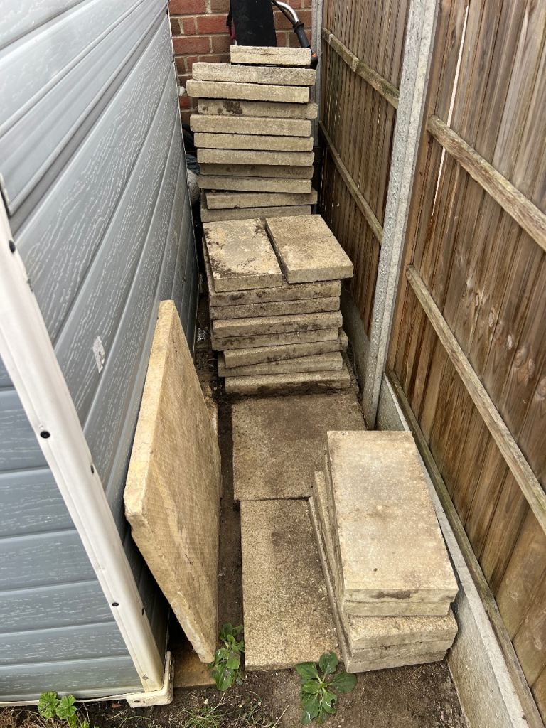 Used outside tiles