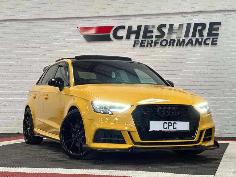 2018 18 AUDI S3 2.0 TFSI BLACK EDITION SPORTBACK 5DR FSH PANROOF BNO SUPER SPORT