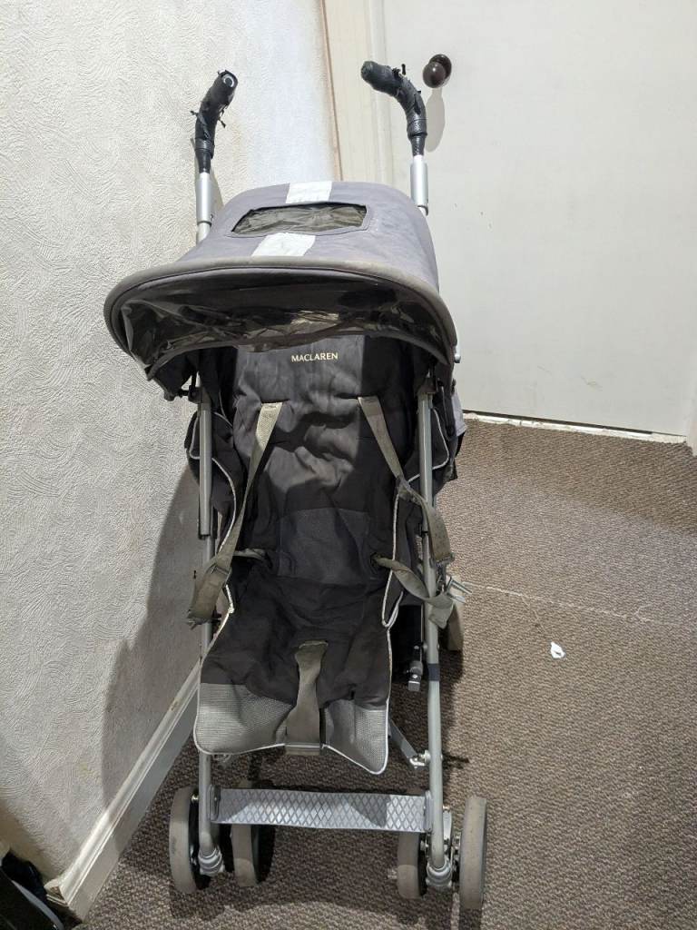 Maclaren Pushchair - Grey, Good Condition