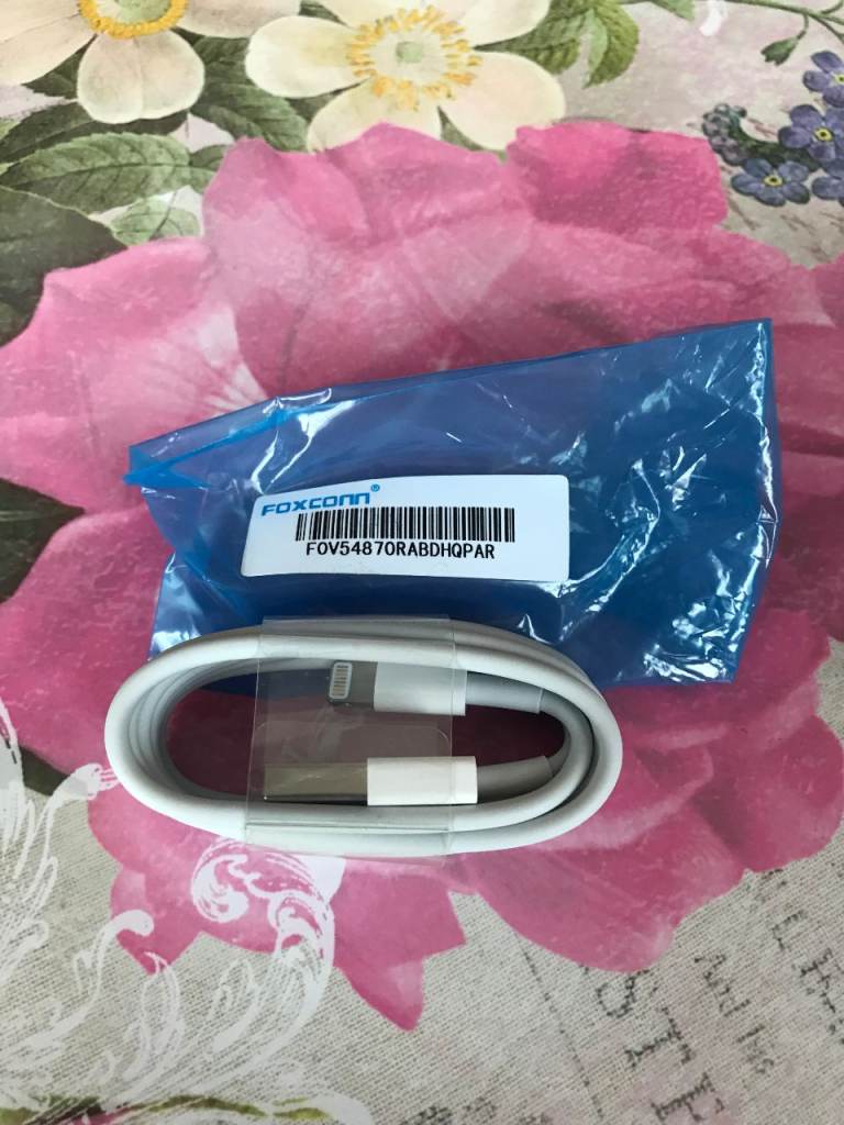 Genuine Foxconn Apple USB Sync Lightning Charger Data Cable for iPhone, iPad