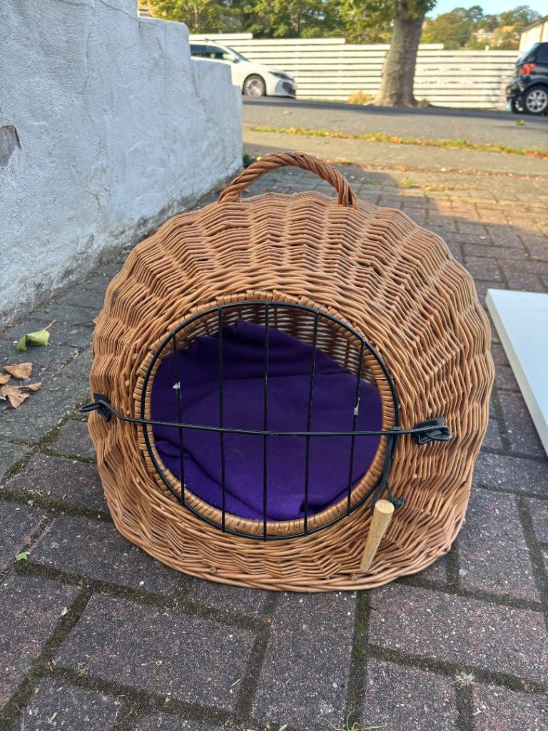 Wicker Cat basket