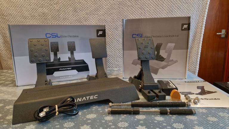 Fanatec CSL Elite Pedals and Loadcell V1 Sim Racing Pedals