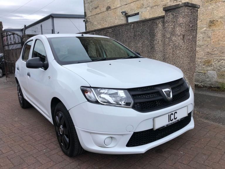 2016 DACIA SANDERO 1.2 16V AMBIANCE 5DR WHITE 1 YEARS MOT LOW MILEAGE BLUETOOTH
