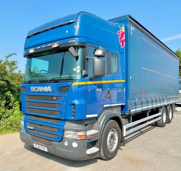 2011 SCANIA R440 CURTAINSIDER REAR BARN DOORS 26 TON 10 TYRE TWIN SLEEPER EEV
