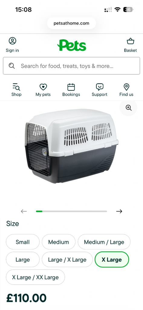 Ferplast Clipper 6 dog carrier