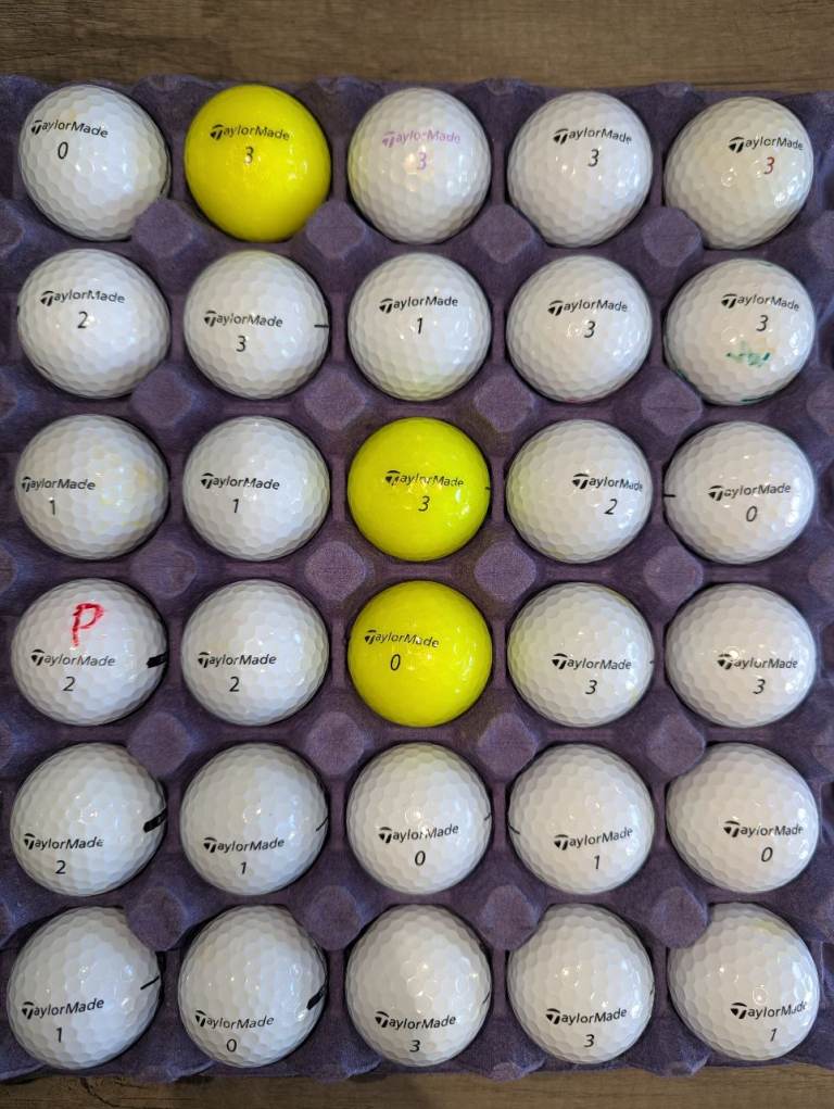 30 TaylorMade A Grade Condition Golf Balls 