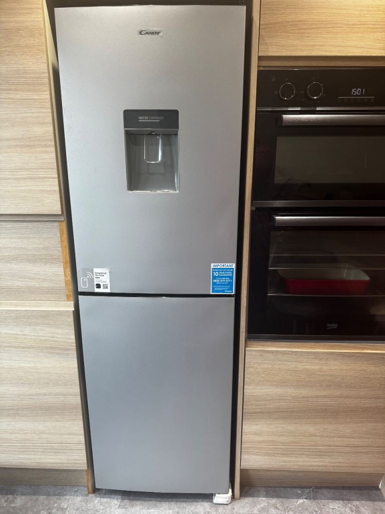 Candy fridge freezer with water dispenser 