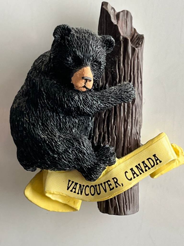 FRIDGE MAGNET - VANCOUVER BLACK BEAR