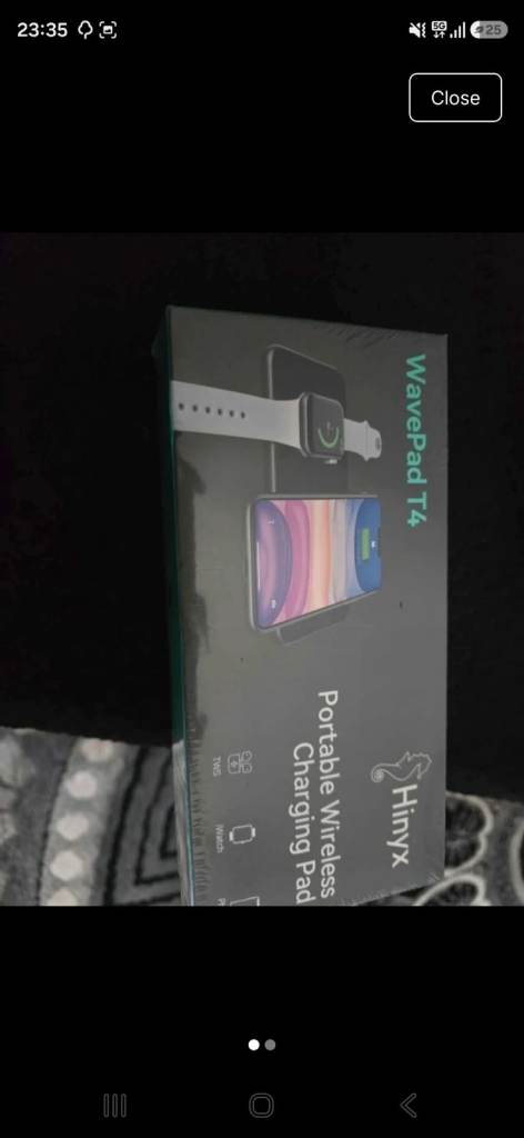 Hinyx WavePad T4 Portable Wireless Charging Pad - NEW