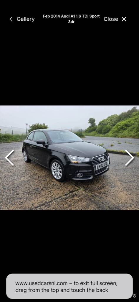 Audi, A1, Hatchback, 2014, Manual, 1598 (cc), 3 doors