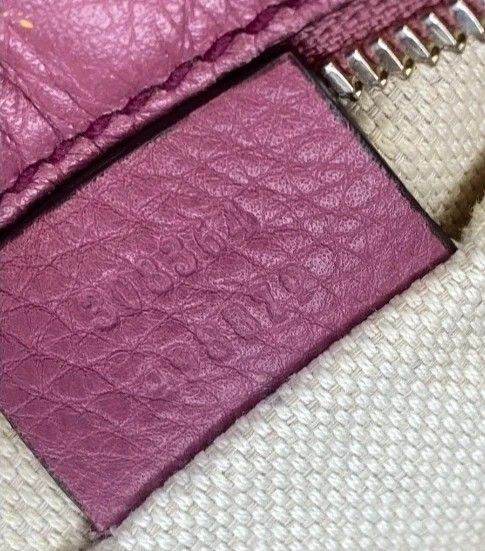  Pre loved Gucci Soho Disco Bag. Plum/Pink.