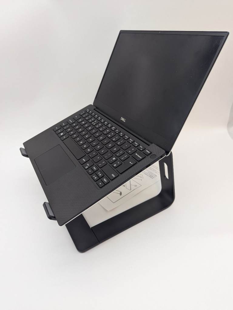 Laptop Stand – Ergonomic Metal Holder (Black) 💻