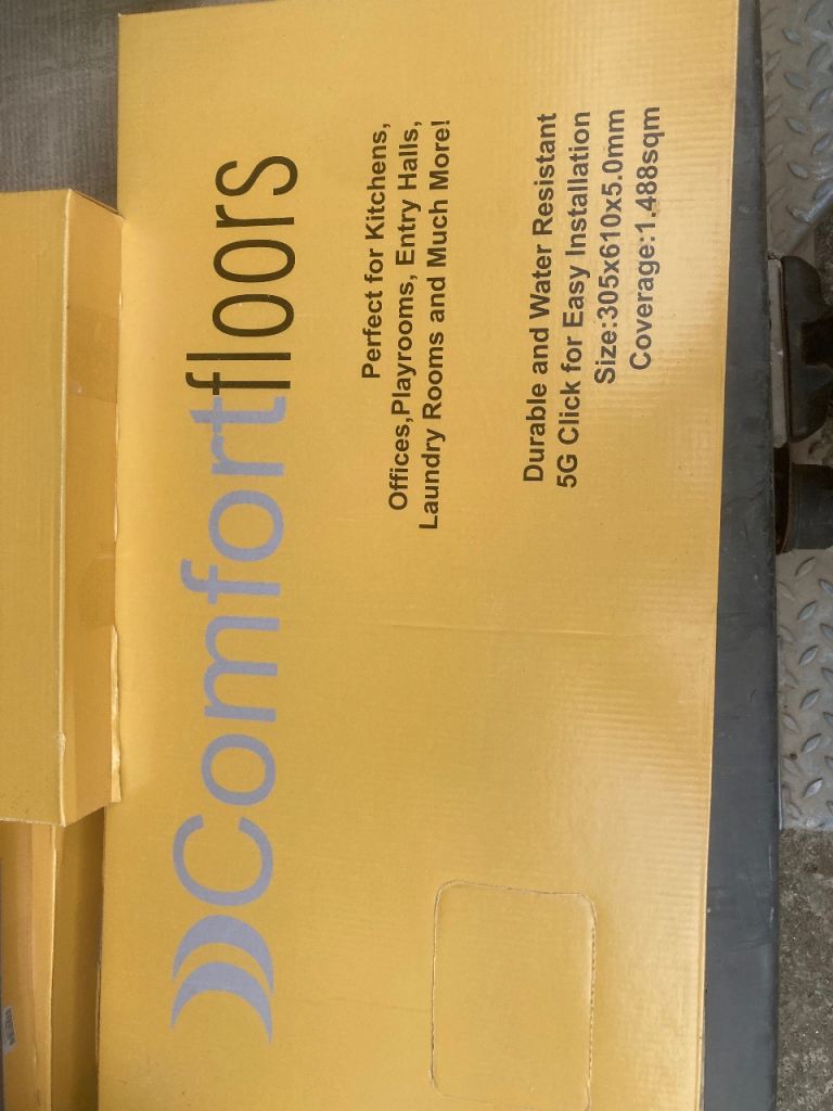 Comfortfloors Durable and Water Resistant Flooring Tiles - New