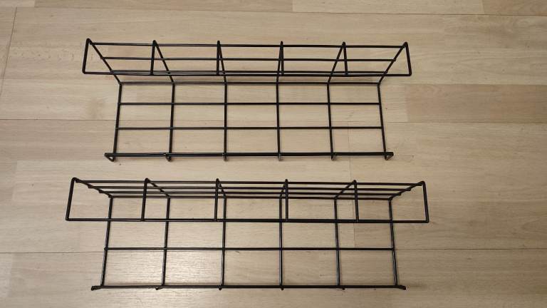 Desk cable trays