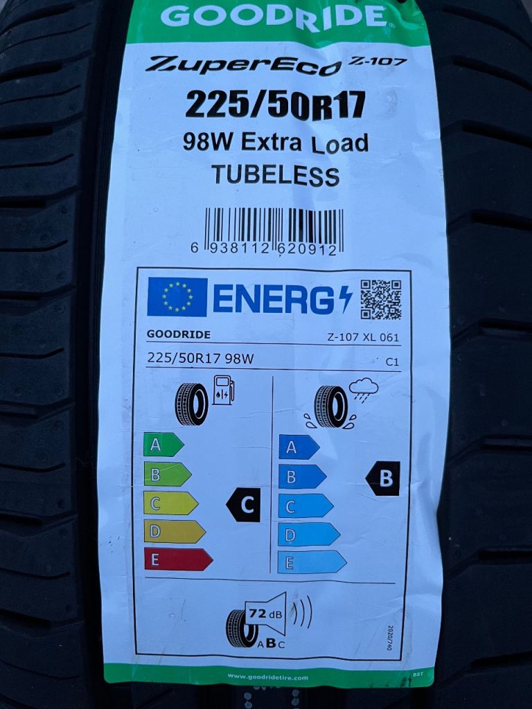 225 50 17 tyre new