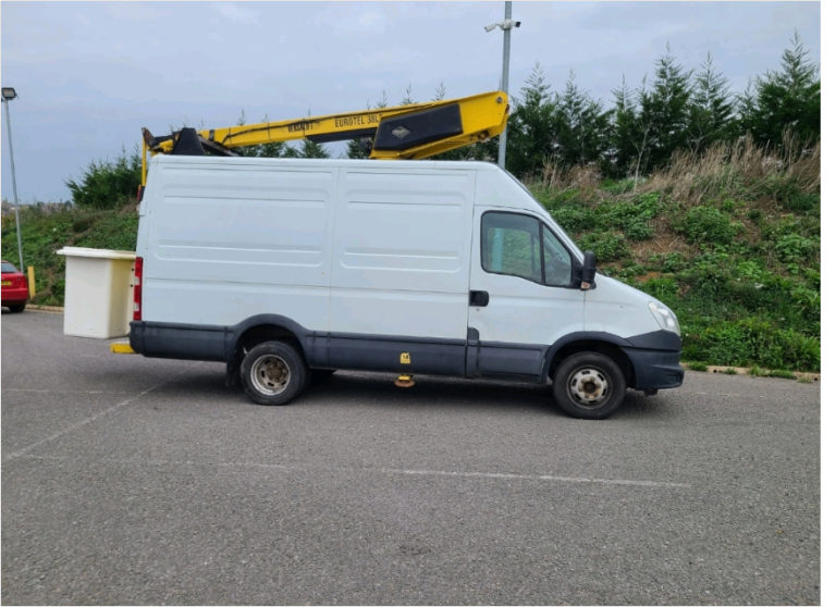 Iveco daily 50C15 cherry picker 