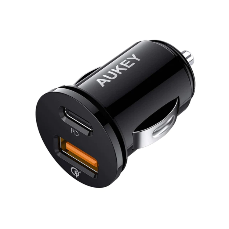 Aukey Model: CC-Y11 21W PD Car Charger Qualcomm Quick Charge 3.0TM Technology