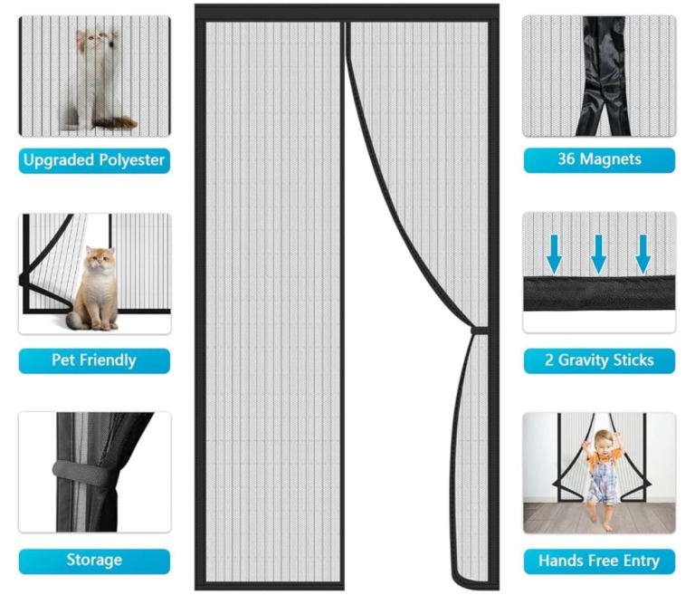 Summer Insect bug screen for doors 2 packs