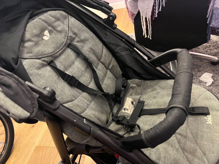 Black Grey Joie Pram Stroller