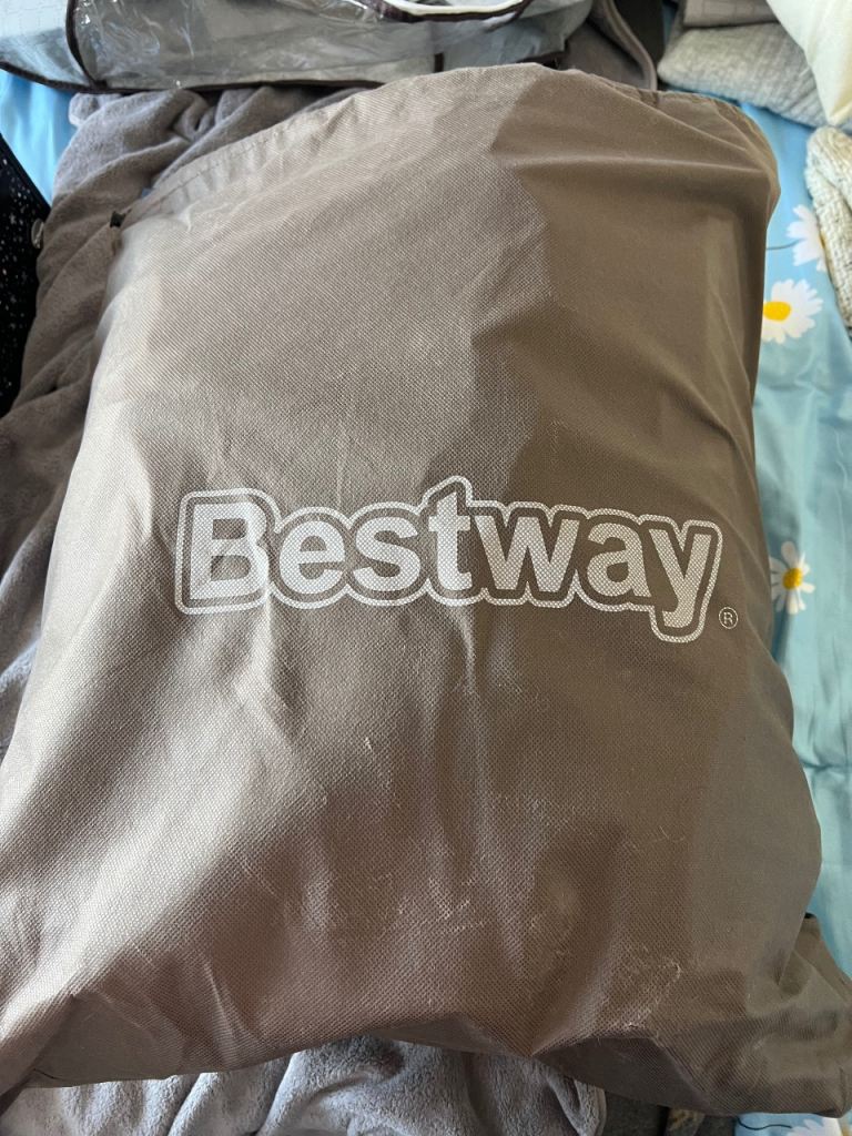 Bestway Inflatable Air Bed – Double, Built-in Pump