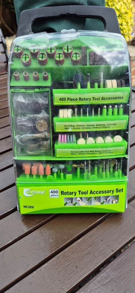 Rotary accessory kit 400 pieces