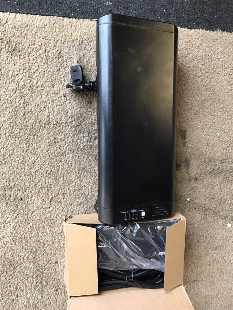 New battery, case and  charger for power assisted bike