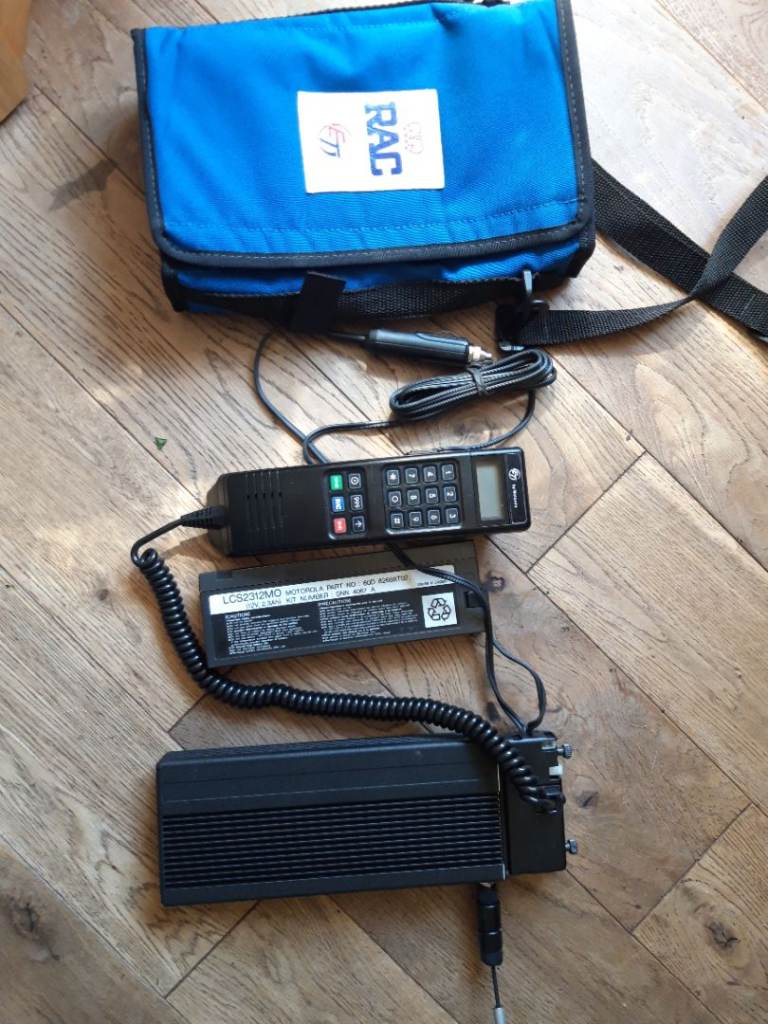 Vintage 1991 RAC Car Phone ET by Motorola 