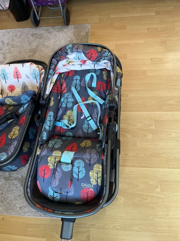 Pram, pushchair and bag 