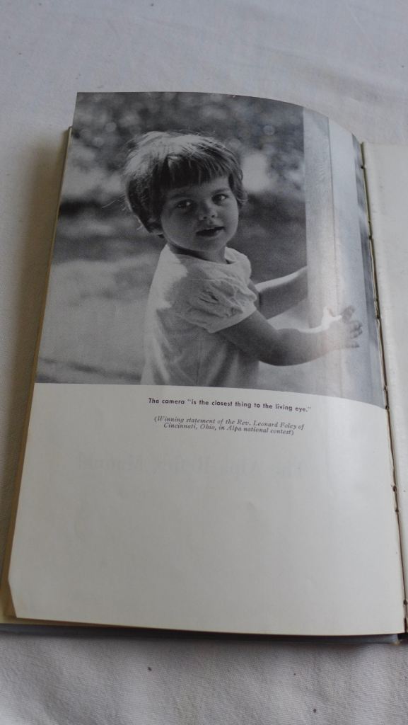 COLLECTABLE VINTAGE 1st EDITION PHOTOGRAPHIC BOOK: THE ALPA REFLEX CAMERA MANUAL BY JACOB DESCHIN.