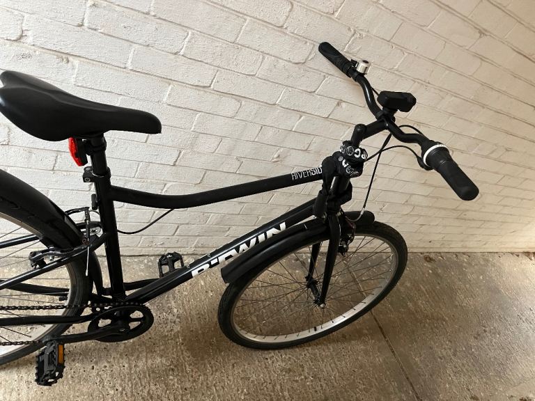 B'TWIN Hybrid Bike - Black, Good Condition