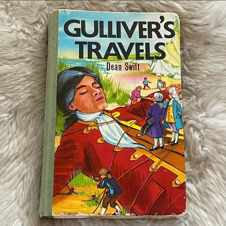 Original Vintage 1971 Gulliver’s Travel by Jonathan Swift Story Book Hardback 