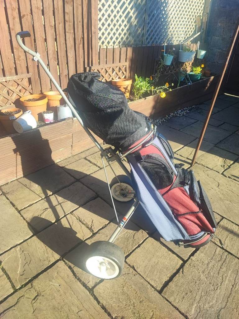 Golf Clubs, Bag and Trolley 