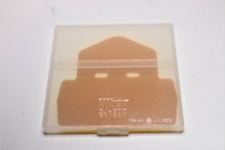 Nikon SJ-800 Colored Gel Filter Set, FL-G1 +.03EV, TN-A1 +1.0EV, Cased