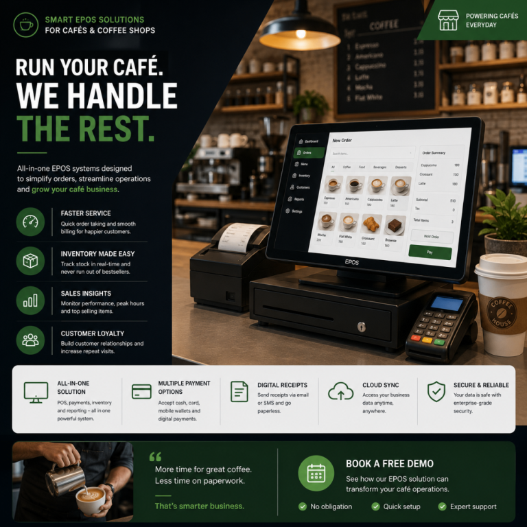  EPOS Till & POS System for Coffee Shops, Cafés & Takeaways