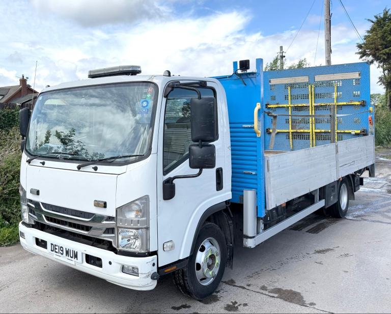 2019 ISUZU N75.190 ALLOY DOUBLE DROSPIDE CANTILEVER TAIL-LIFT 46,000 MILES EURO6