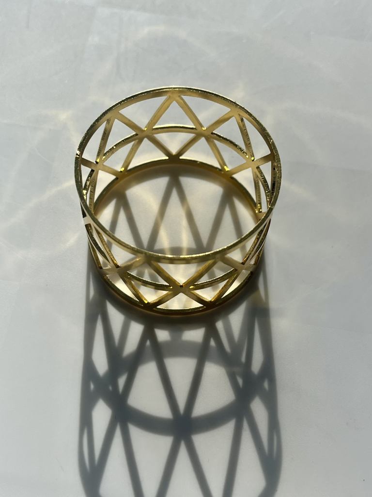 60 x Gold Napkin Rings 