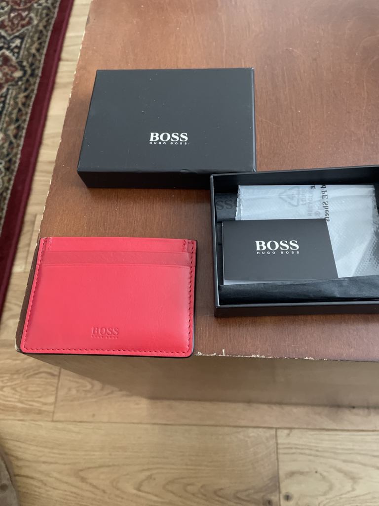Hugo boss card holder/ wallet 
