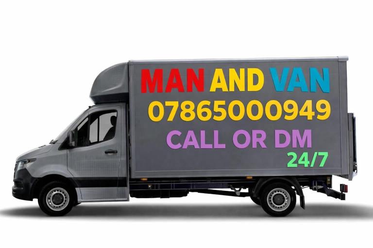 MAN & VAN 24/7 HOUSING REMOVAL CHEAP LOCAL ANYTIME FLAT MOVERS BIG LUTON VAN BEST REMOVAL COMPANY