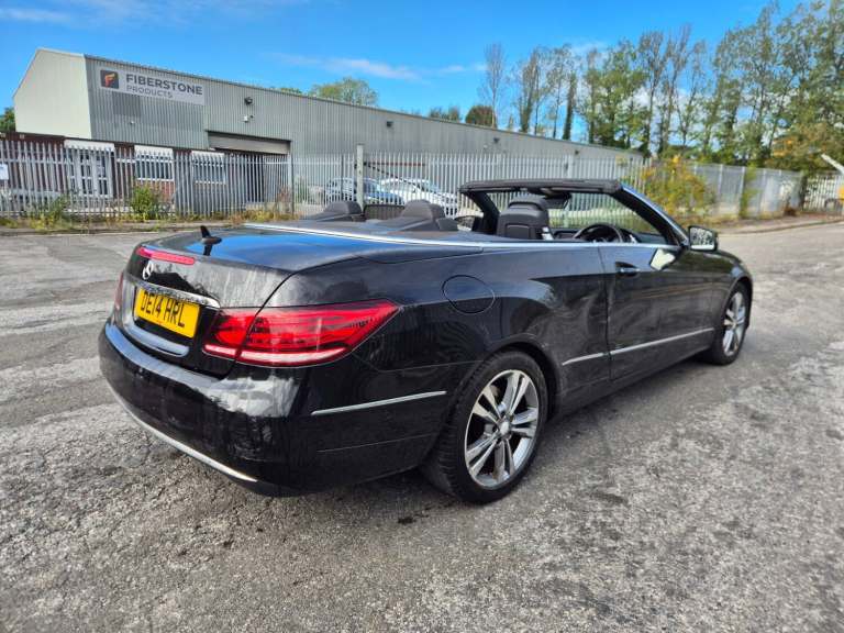 2014 14  MERCEDES BENZ E CLASS E220 CDI SE 7GTronic Convertible Damaged Salvage