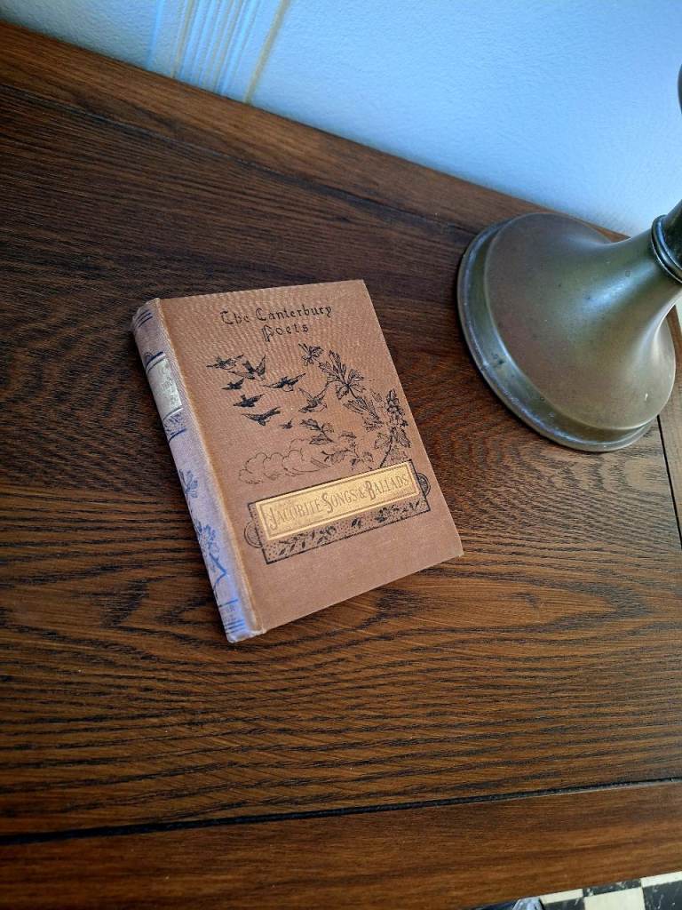 Vintage decor 'The Canterbury Poets' 1887 Edition - Fair Condition