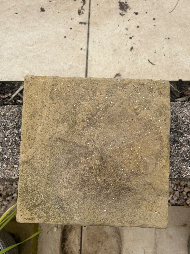 Single Square Stone Paving Slab - Good Condition