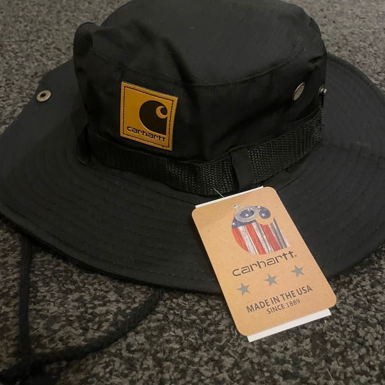 Carhartt bucket hat one size in black new with tags 