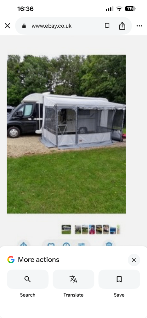 Fiamma Privacy room to fit Fianna F45