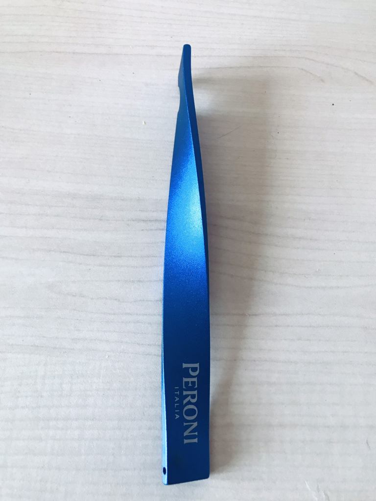 Peroni blue metal bottle opener