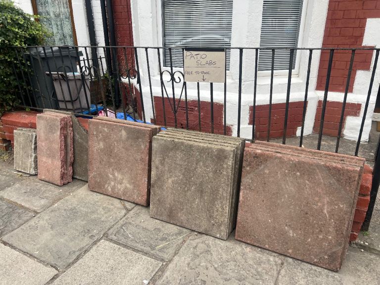 Free Patio Slabs