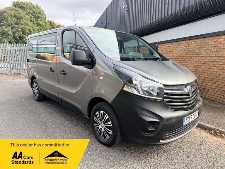 2017 Vauxhall Vivaro 1.6 CDTi 2900 BiTurbo ecoFLEX Combi Van Diesel Manual