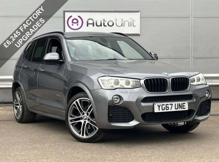 2017 BMW X3 2.0 20D M SPORT SUV 5DR DIESEL AUTO XDRIVE EURO 6 (S/S) (190 PS)
