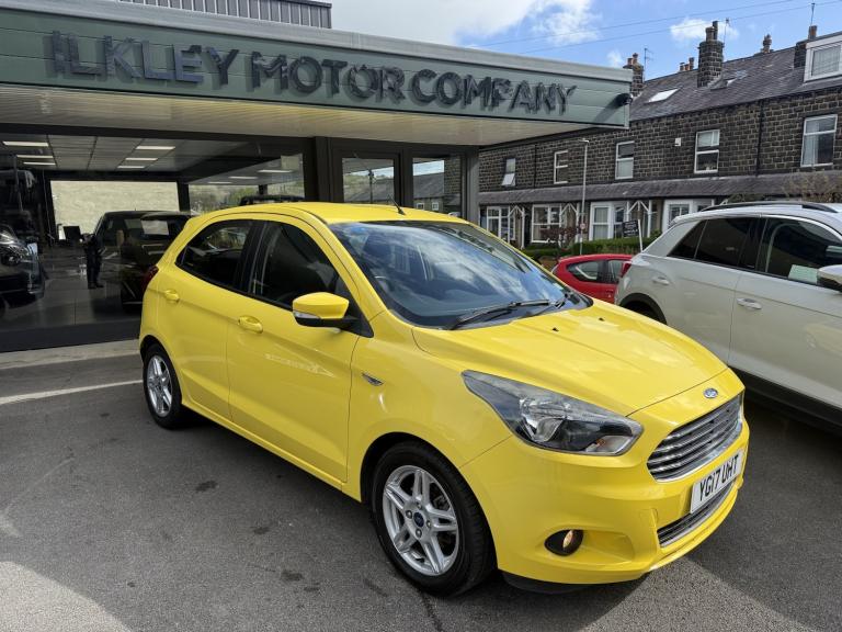2017 (17) Ford Ka + 1.2 5 door Only 25300 miles Yellow